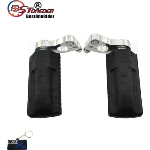 STONEDER Footpegs Foot Rest Pegs For 2 Stroke 47cc 49cc Mini Moto Pocket Bike