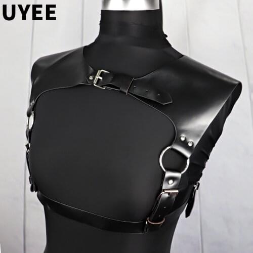 UYEE Waist To Neck Harness Sexy Bondage Lingerie Sexy Vintage Belt Womens Body Harness Plus Size Wedding Lingerie Gothic