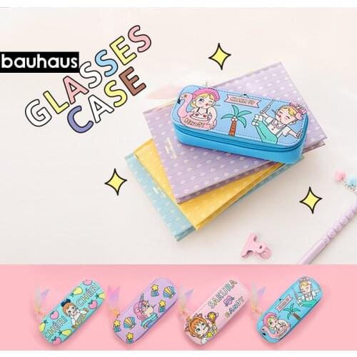 QT3149 Fashion Lollipop girl Waterproof Scratch-proof Portable Glasses Pouch Eyeglasses Protector Container Bag