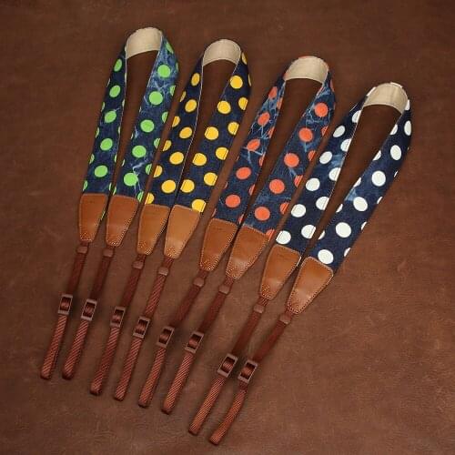 Cam-in CS052 Camera Strap Sunlight Dot Denim Shoulder Strap for Digital SLR Cameras