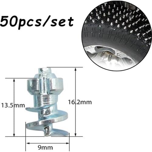 50Pcs/set Tire Spikes Car Tires Studs Screw Snow Spikes Winter For Auto Car Motorcycle SUV ATV Truck