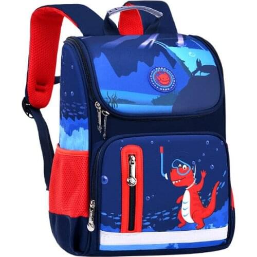 Cartoon Boys School Bag Fashion Primary School Students Lightweight Cute Space Bag Waterproof Orthopedic Kids Backpack Mochila