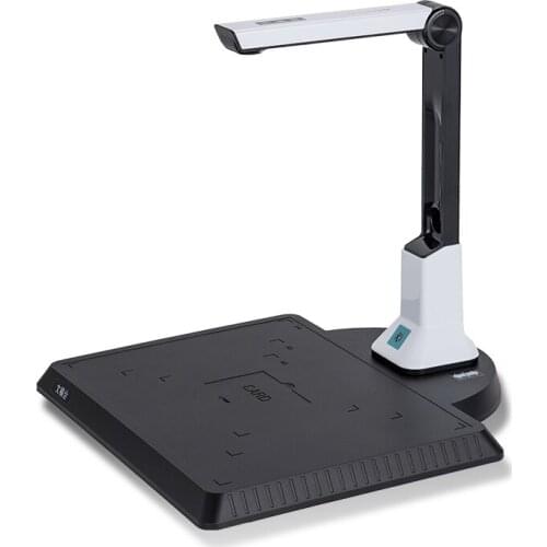With OCR SDK 8MP Foldable Portable A4 A5 High Speed Document Scanner, Professional Height Adjustable Document Camera