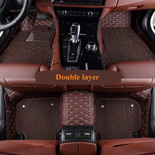 Custom special car floor mats for BMW 840d Convertible G14 2020-2019 waterproof durable two layers car carpets