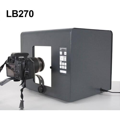 100V-240V SANOTO B270 Mini LED Photo Studio Photography Light Box Photo Box Softbox Jewelry Diamonds Lighting Box 27*21*21CM