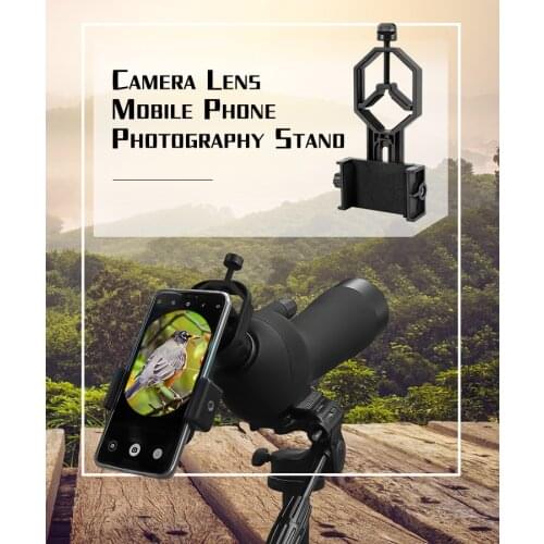 Universal Phone Holder For Telescope Microscope Camera Lens Mobile Phone Photography Stand Adapter Telescope Camera