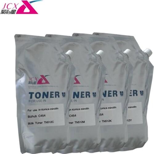High quality copier spare parts TN512 toner power for use in konica minolta bizhub c454 c554 toner cartridge
