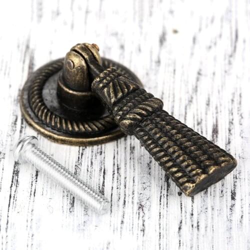 1pc 28*50mm Cabinet Knobs Pulls for Cabinets Single Hole Door Knob Wardrobe Drawer Closet Pull Handle