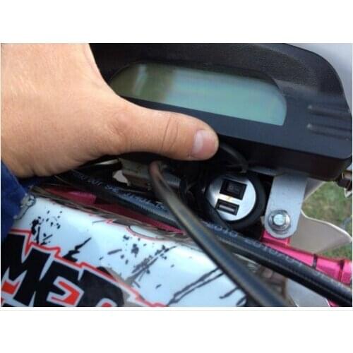 1pcs USB Motorcycle charger voltage fast charger for mobile phone