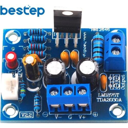 20W HIFI LM1875T Mono Channel Amplifier Board Stereo Audio Amplifier Module Kit for DIY Integrated Circuits