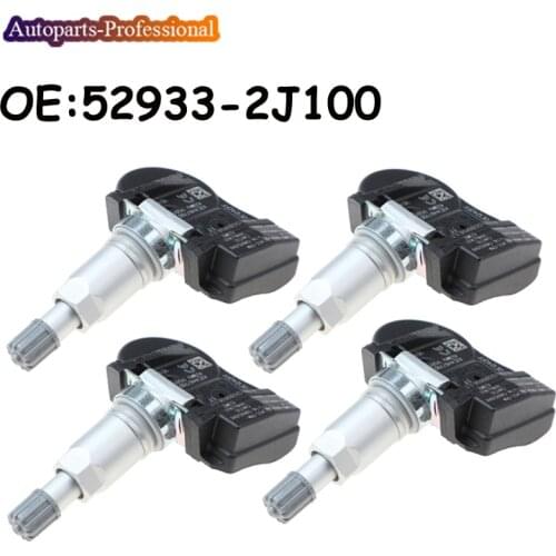4 PCS New 52933-2J100 529332J100 For Kia Sorento 2017 2018 For Hyundai-Verna Solaris TPMS Tire pressure Sensor Car accessories