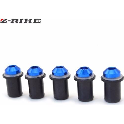5mm Motorcycle Windshield Windscreen Bolt Screw Nut Fastener Kit For yamaha r1 R3 R6 R25 Kawasaki Ninja 1000 ZX-10R