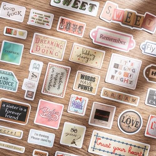 58pcs Kawaii Stationery Stickers letter colorfull DIY Craft Scrapbooking Album Junk Journal Happy Planner Diary Stickers