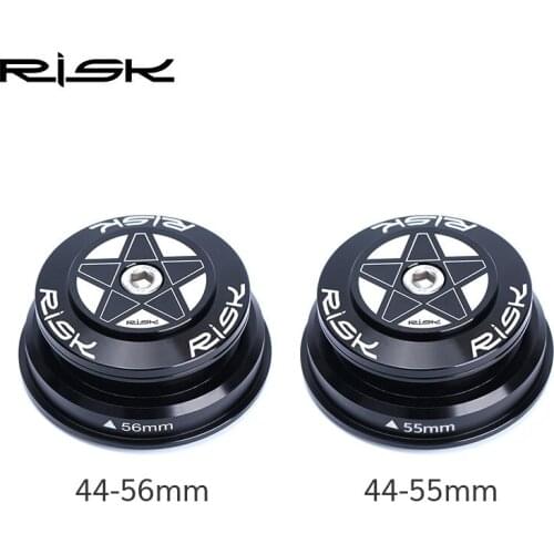 Risk Aluminum MTB Road Bike 44-55mm/ 56mm Frame Head Tube Screws For 28.6 mm Standard Straight Tube Or 1.5mmTapered Front Fork