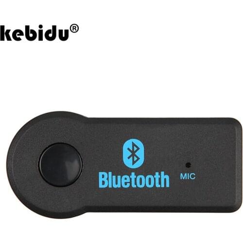 Kebidu Wireless Bluetooth Receiver Speaker Headphone Adapter 3.5MM Audio Stereo Music Receiver Home Hands-free
