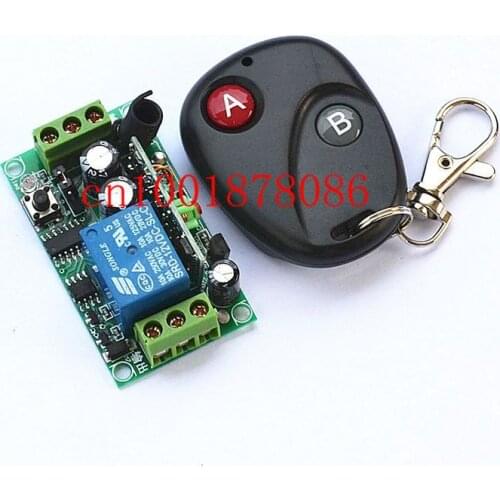 DC12V 1CH wireless remote control switch with Buick launchers, lighting, access control switch controller