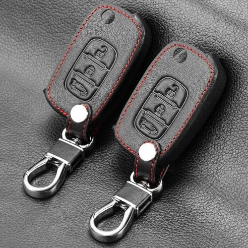 Genuine Leather Key Case Cover For Renault Fluence Clio Megane For Mercedes For LADA Vesta Granta XRay Kalina Priora Sedan Sport