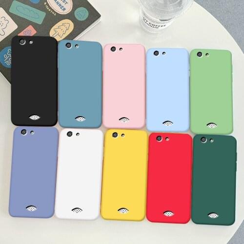 For OPPO Neo5 Case Soft TPU Silicone Case For OPPO JOY5 Simple Macaron Colors Candy Black Simple Phone Back Cover