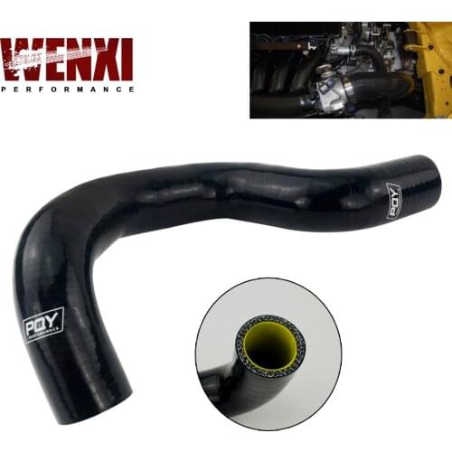 SILICONE RADIATOR HOSE KIT FOR K20-K24 SWAP EG EK CRX EF SOL INTEGRA CIVIC BLACK & YELLOW WX-LX1306BK-QY