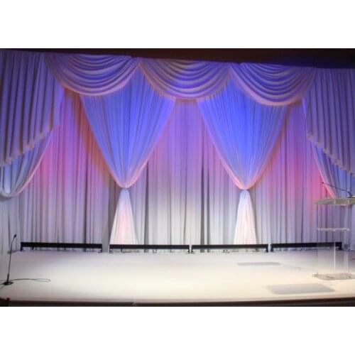 Lastest 2019 White Wedding Backdrop 10ft (H) x 20ft (L)