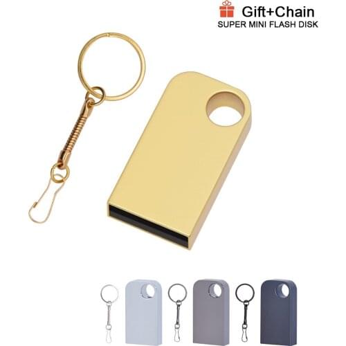 Metal Mini USB Flash Drive 2.0 PenDrive Tiny Pen Drive U Stick U Disk Memory Stick Usb Stick Small Gift 4gb 8gb 16GB 32gb 64gb