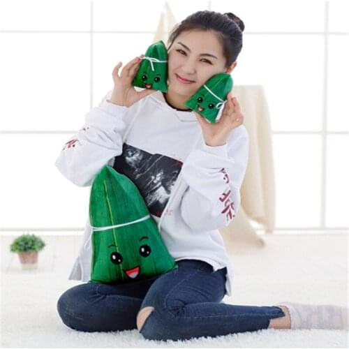 Cute 18/35cm plush simulation Zongzi Dragon Boat Festival Children Ragdoll Pillow stuffed soft birthday christmas gift kid