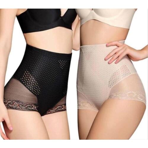 2021 New Women Tights Body-sculpting Shapewear Postpartum Shaping Girdle Regaining Butt-lifting Woman High Waist Lace Panties
