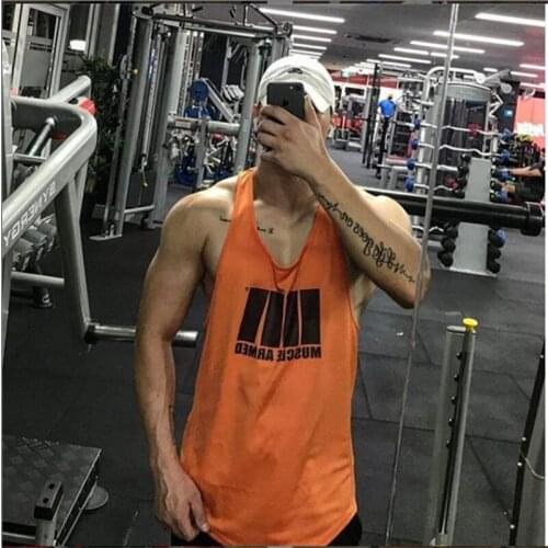 New gyms clothing man bodybuilding tank top bodybuilder mens ropa hombre tops mesh breathable sleeveless men singlet 2020