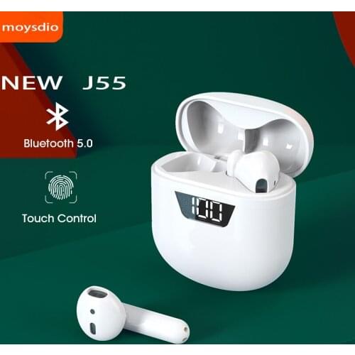 Moysdio NEW TWS Wireless Bluetooth Earphones Headphone With Mic Charging Case For Xiaomi Huawei Touch Control Wireless Headset