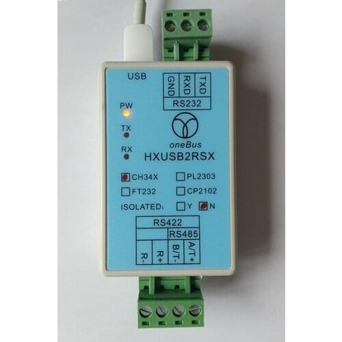 USB to RS232/RS485/RS422 3-in-1 Converter Conversion Module 600W Surge Protection