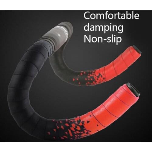 Road Bike Handlebar Tape PU+EVA Bicycle Tape Shock Absorbing Bicycle Handle Bar Strap Anti-slip Bicycles Accessories