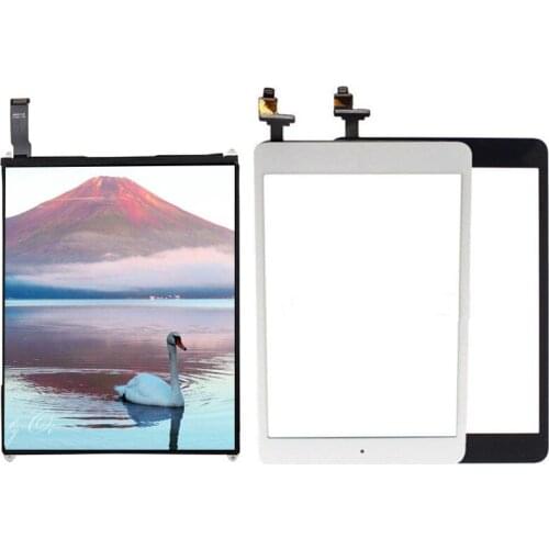 For ipad mini 1 Touch Screen Digitizer panel LCD Display Screen Repair Parts For ipad mini 1 A1432 A1454 A1455