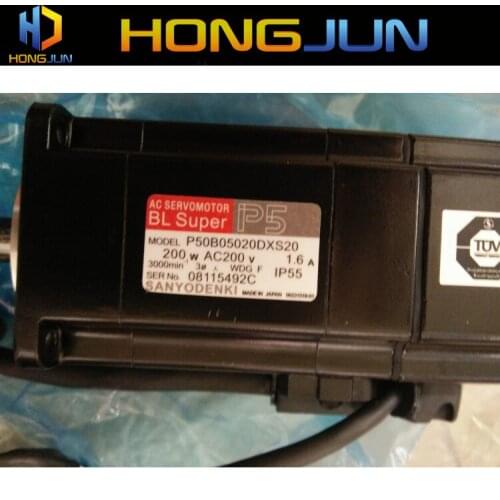 Hot-sale New and original 200V 200W Sanyo denki servo motor P50B05020DXS20 made in Japan