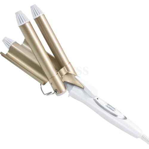 Hair Curling Iron Ceramic Professional Triple Barrel Hair Curler Egg Roll Hair Styling Tools Hair Styler Wand Curler Irons