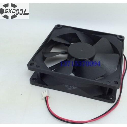 SXDOOL FD129225MB 9CM 9225 dual ball bearing 2-wire power supply axial cooling fan