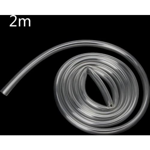 2m High Quality Transparent Soft Plumbing Hoses PVC Tube 9.5X12.7mm Pipe Water Pump Flexible Tube for Computer PC Water