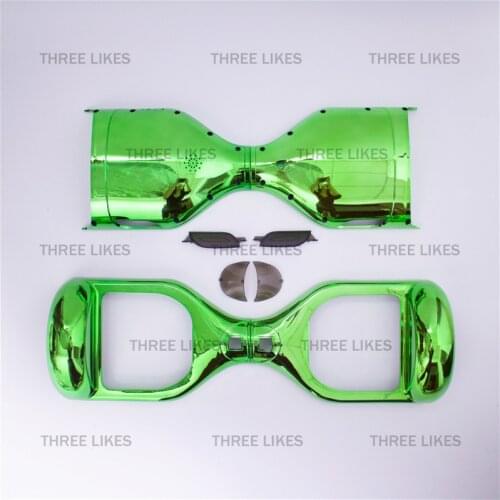 Green Chrome Replacement Shell for 6.5" Hoverboard Two Wheels Self Balance Smart Drifting Scooter Electronic Unicycle Monocycle