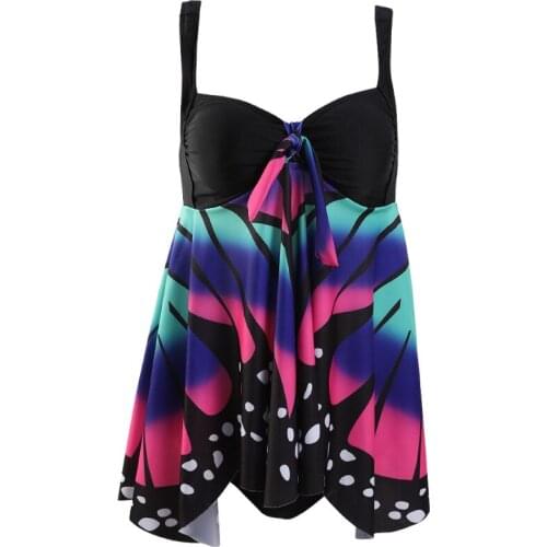 Tankini Swimsuits Women Plus Size Swimwear Two Piece Swimsuit Swimming Suit for Women Biquinis Feminino 2020 Plus Size Swimwear