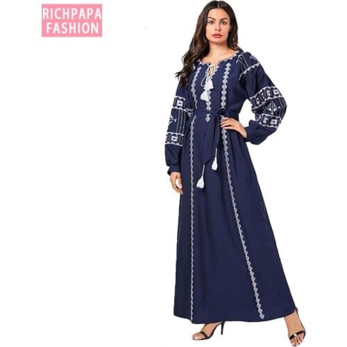 Plus Size Abaya Muslim Hijab Dress Caftan Dubai Abayas For Women Kaftan Oman Turkish Islamic Clothing Tesettur Elbise Djellaba