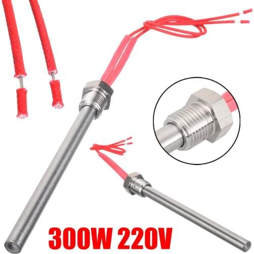 10*140mm 220V 300W Igniter Hot Rod Wood Fireplace Pellet Heating Tube For Fireplace Barbecue Grill Stove Part