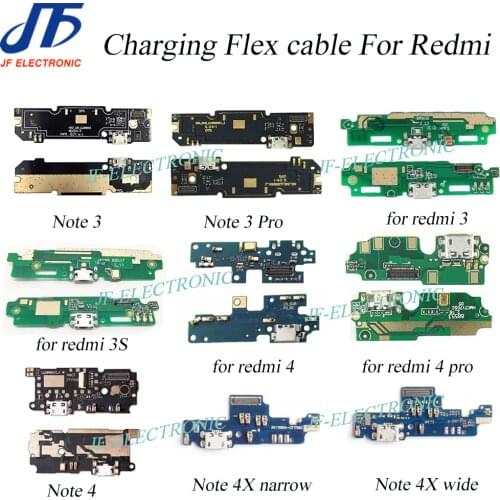 10pcs/lot For xiaomiredmi note 3 pro 3S redmi 4 pro 4X note 4X USB Charger Dock port Flex Cable charging connector free shipping