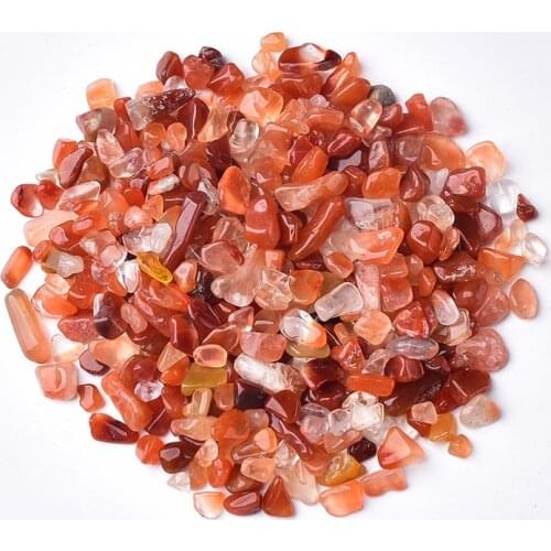100g 3 Sizes Light Orange Natural Mixed Quartz Crystal Stone Rock Gravel Specimen Tank Decor Natural Stones And Minerals