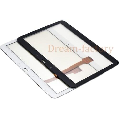 30pcs DHL For Samsung Galaxy Tab 4 10.1 LTE T530 T531 T535 Touch Screen Digitizer Sensor Glass Lens Panel with Adhesive
