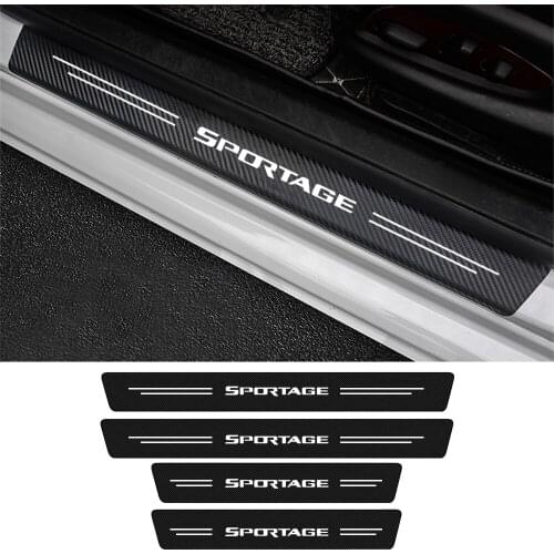 4X For Kia Sportage JA JE SL QL 2021 2020 2019 2018 2017 2016 2015 2014 2013 2012 Car Door Threshold Sticker Tuning Accessories