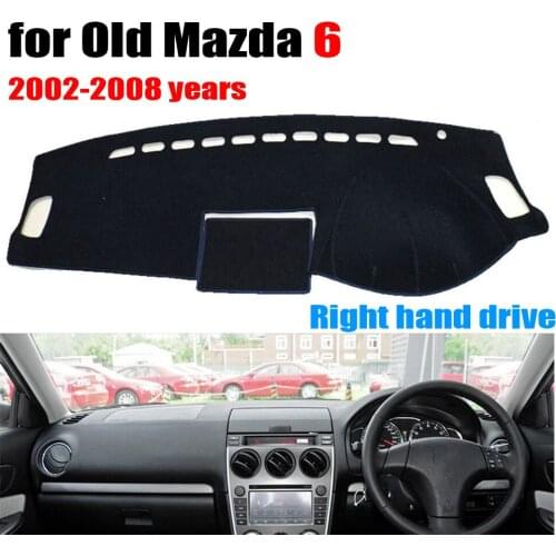 RKAC Car dashboard cover mat for Old Mazda 6 2002-2008 years Right hand drive dashmat pad dash mat covers auto accessories