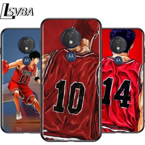 Slamdunk 10 Basketball for Motorola G9 G8 G E7 E6 One Play Marco Hyper Fusion Stylus Power Edge Plus Black Phone Case