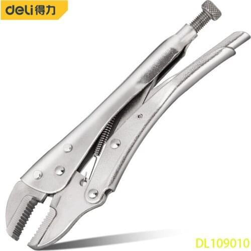 Deli Straight-Nose Vigorous Pliers Carbon Tool Steel Rugged Non-Slip Wear-Resistant Industrial Grade Hand Tool Equipment Repair
