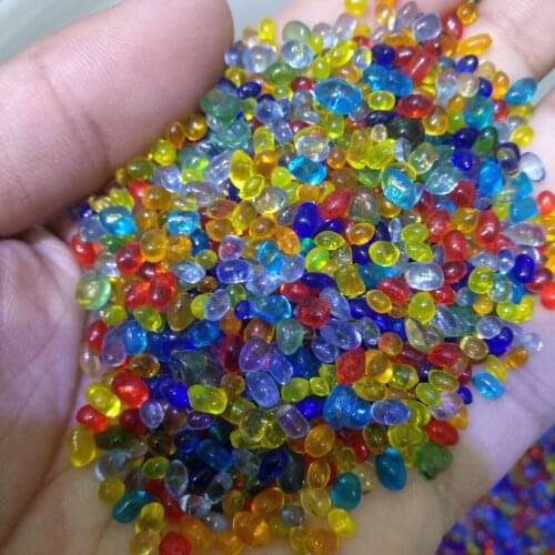 K5 Mini Mix Glass Gravel Stone Colored Glaze Rock Aquarium Fish