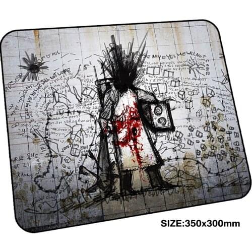 The evil within mousepad gamer 350x300x3mm gaming mouse pad best seller notebook pc accessories padmouse Popular ergonomic mat