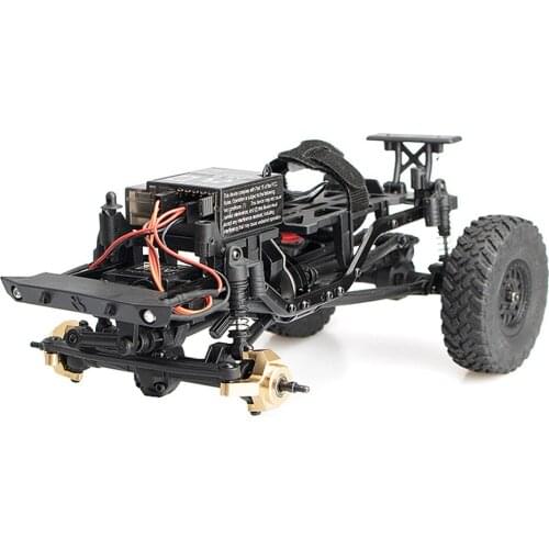 Brass Steering Knuckle Set Wheel Hubs for 1/24 Axial SCX24 90081 RC Car Accessories Parts